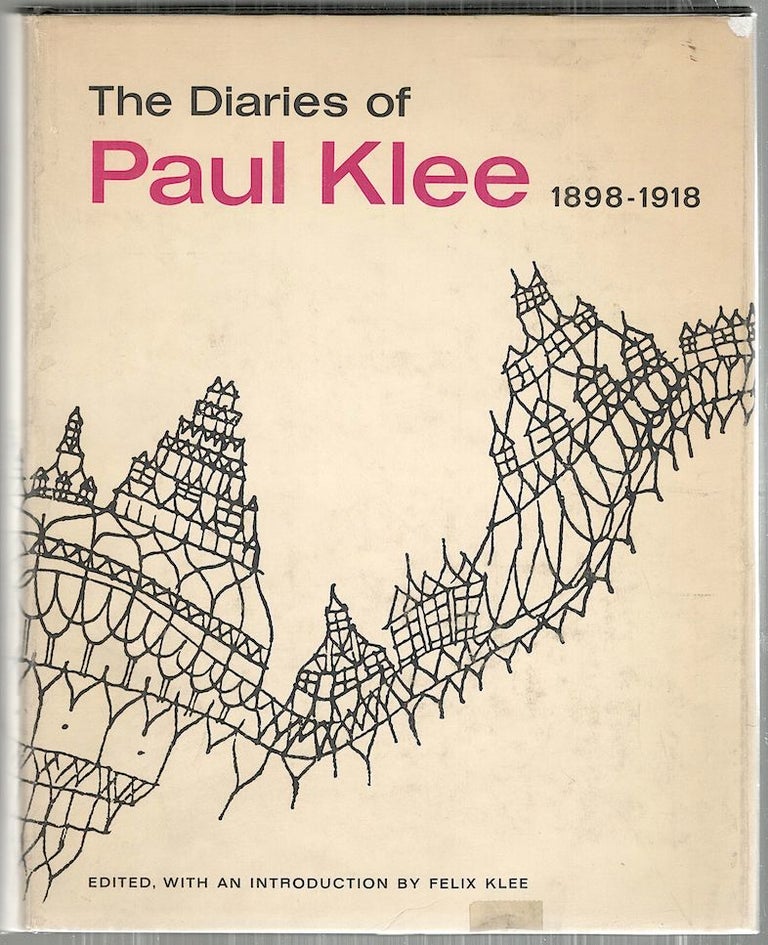 Item #4386 Diaries of Paul Klee. Felix Klee.