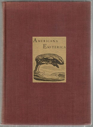 Item #4556 Americana Esoterica. Writers