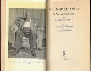 Mr. Norris and I; An Autobiographical Sketch