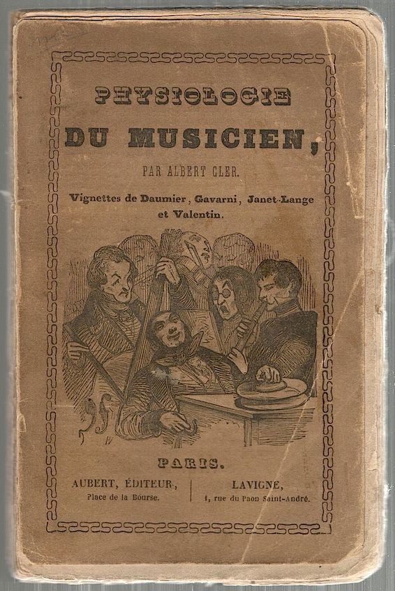 Item #4621 Physiologie du Musician. Albert Cler.