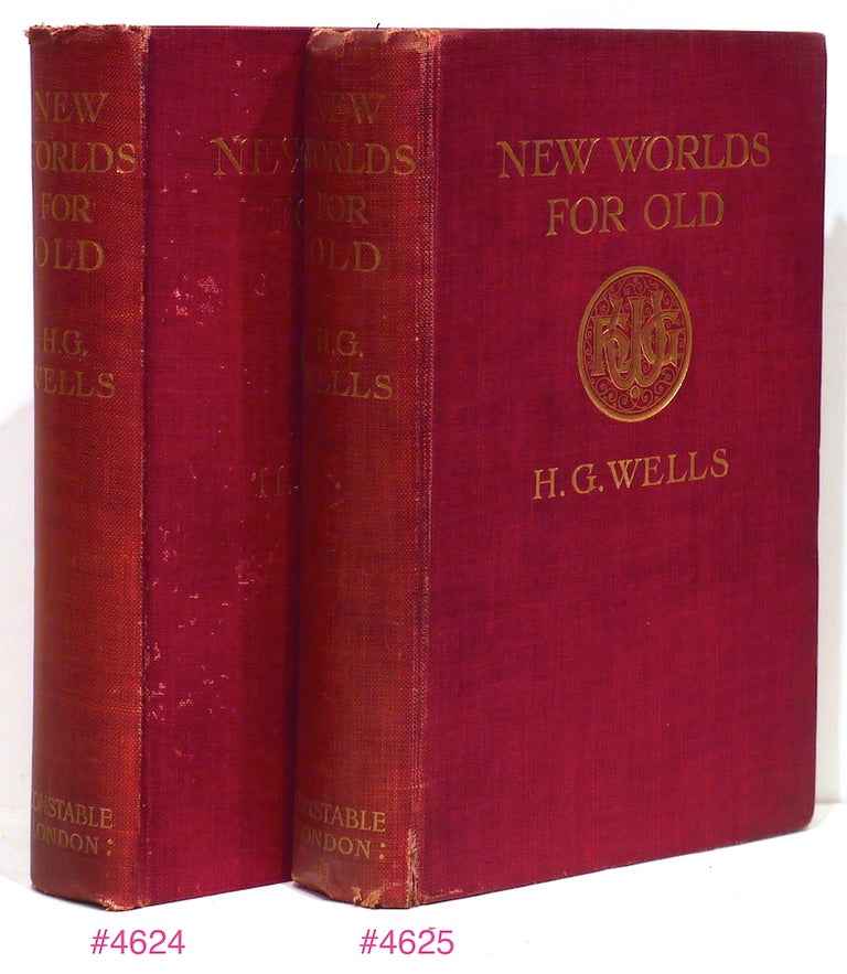Item #4624 New Worlds for Old. H. G. Wells.