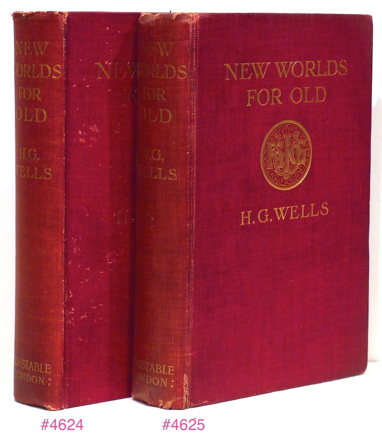 Item #4625 New Worlds for Old. H. G. Wells.