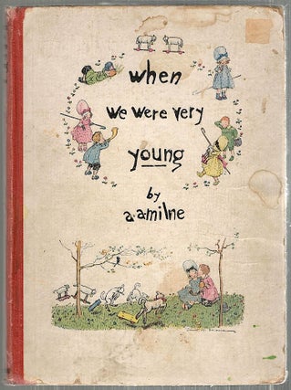 Item #4657 When We Were Very Young. Milne. A. A