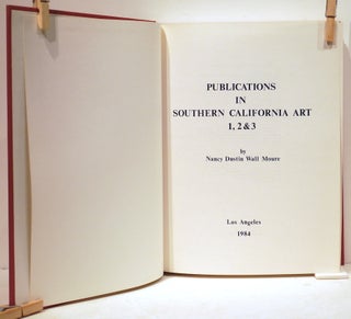 Publications in Southern California Art 1, 2 & 3