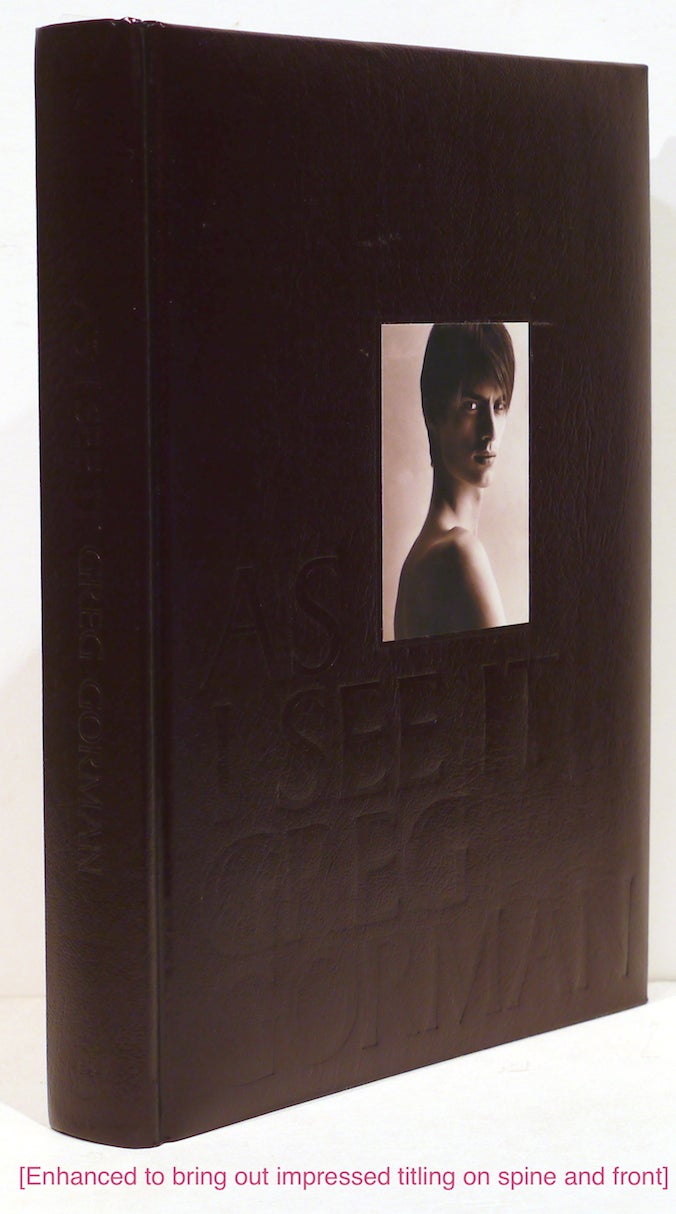 As I See It by Greg Gorman on Bauer Rare Books