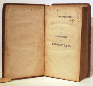 Compendium of the Common Law in Force in Kentucky; To Which is Prefixed a Brief Summary of the Laws of the United States
