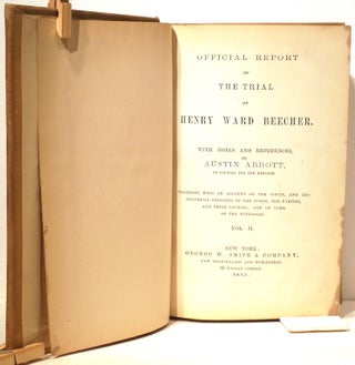 Official Report of the Trial of Henry Ward Beecher