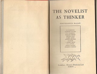 Novelist as Thinker; Focus Four