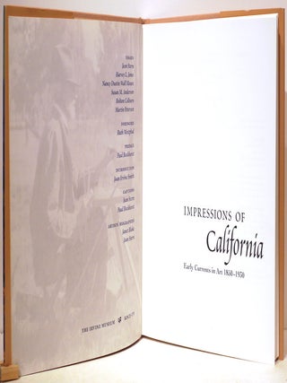 Impressions of California; Early Currents in Art 1850-1930