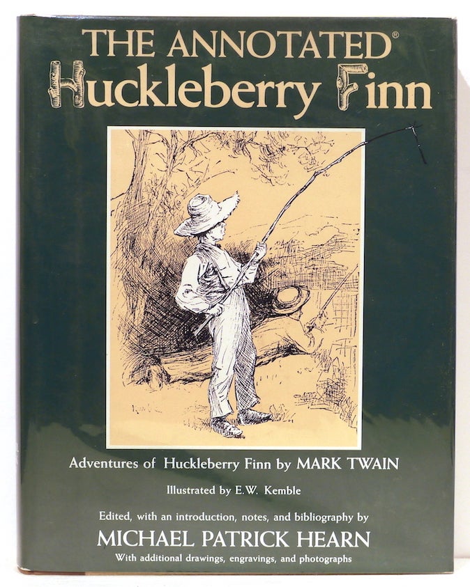 Item #5187 Annotated Huckleberry Finn. Mark Twain.
