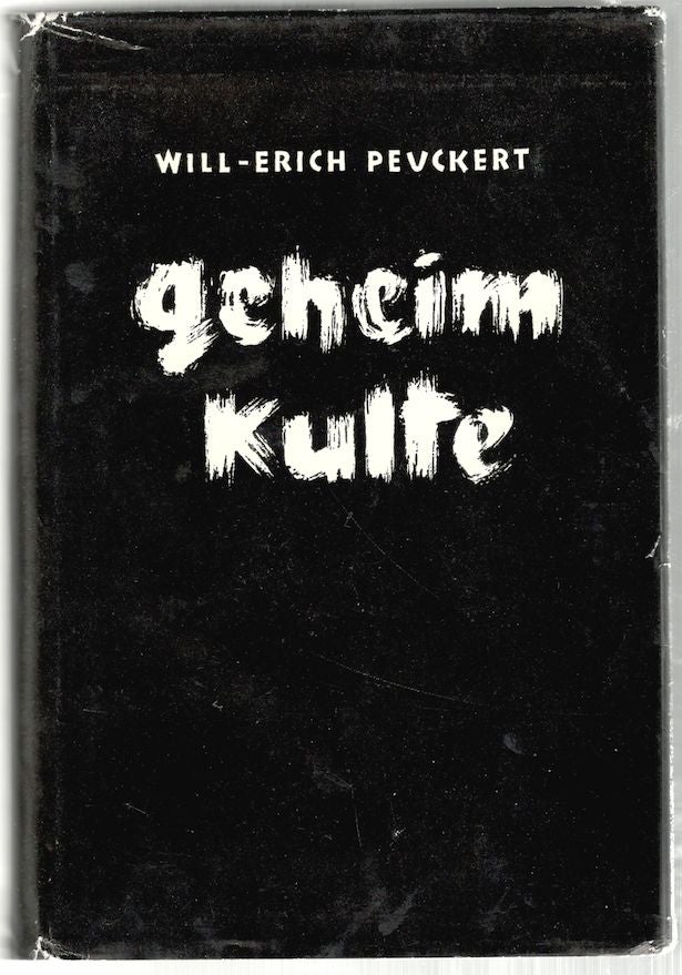 Item #549 Geheim Kulbe. Will-Erich Pevckert.