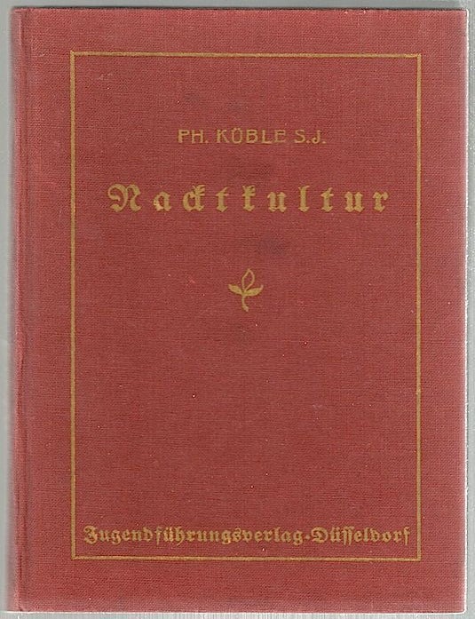 Item #565 Nachtkultur; Eine Volksschrift. Bh K&uuml;ble.