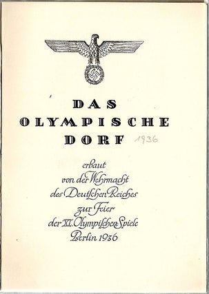 Olympische Dorf; Erbaut von der Wehrmacht des Deutschen Reiches zur Feier der XI. Olympischen Spiele Berlin 1936